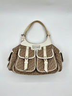 Dior Trotter Monogram Canvas Shoulder Bag