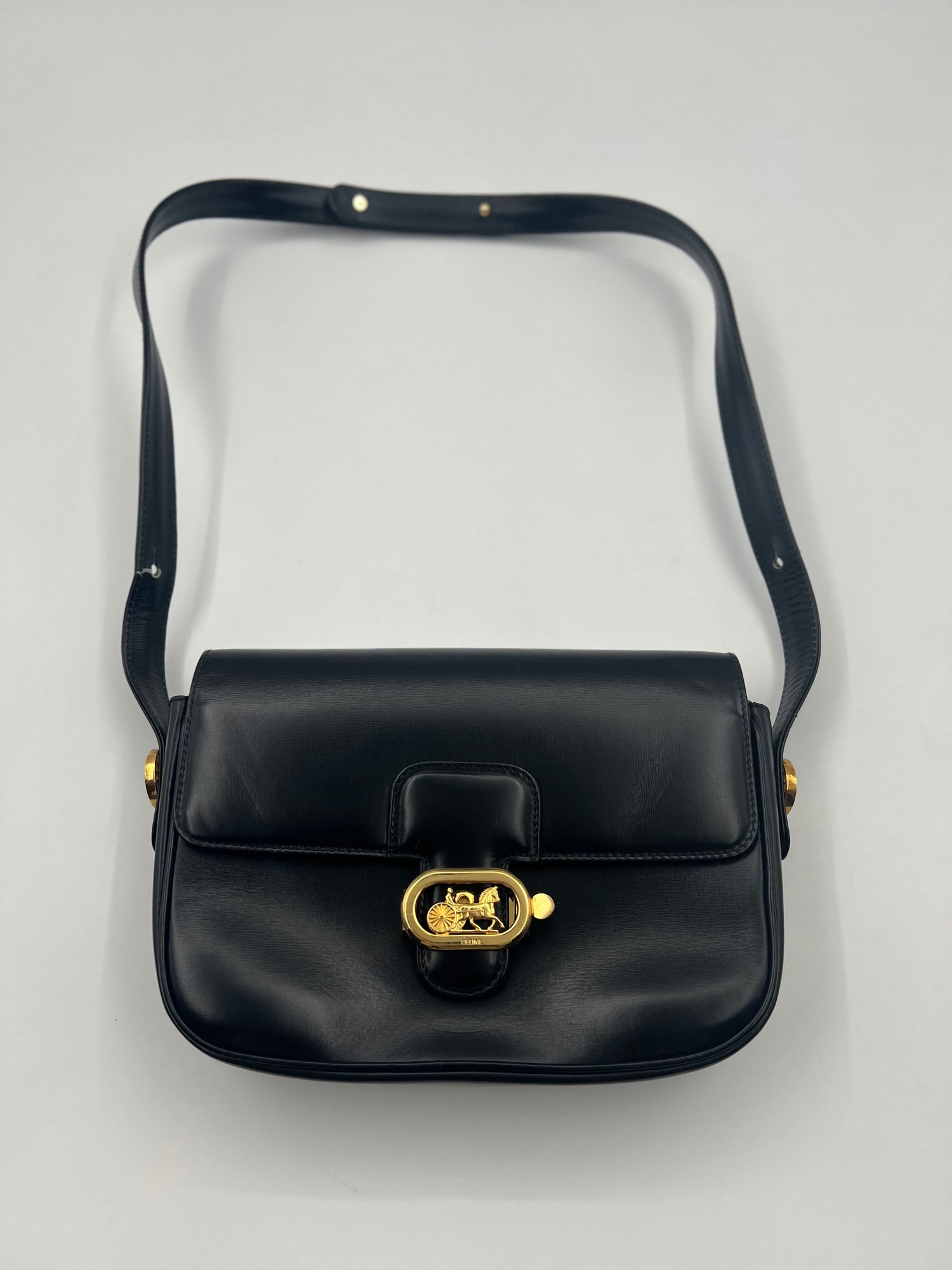 CELINE Carriage Hardware Shoulder Bag