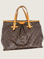 LOUIS VUITTON Palermo GM, Monogram, with strap