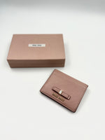 MIU MIU Pink Crystal Compact Wallet ( Excellent )