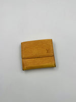 LOUIS VUITTON Yellow Epi Trifold Wallet
