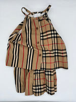 Size 2 BURBERRY Excellent: This item is gently used Girls Romper