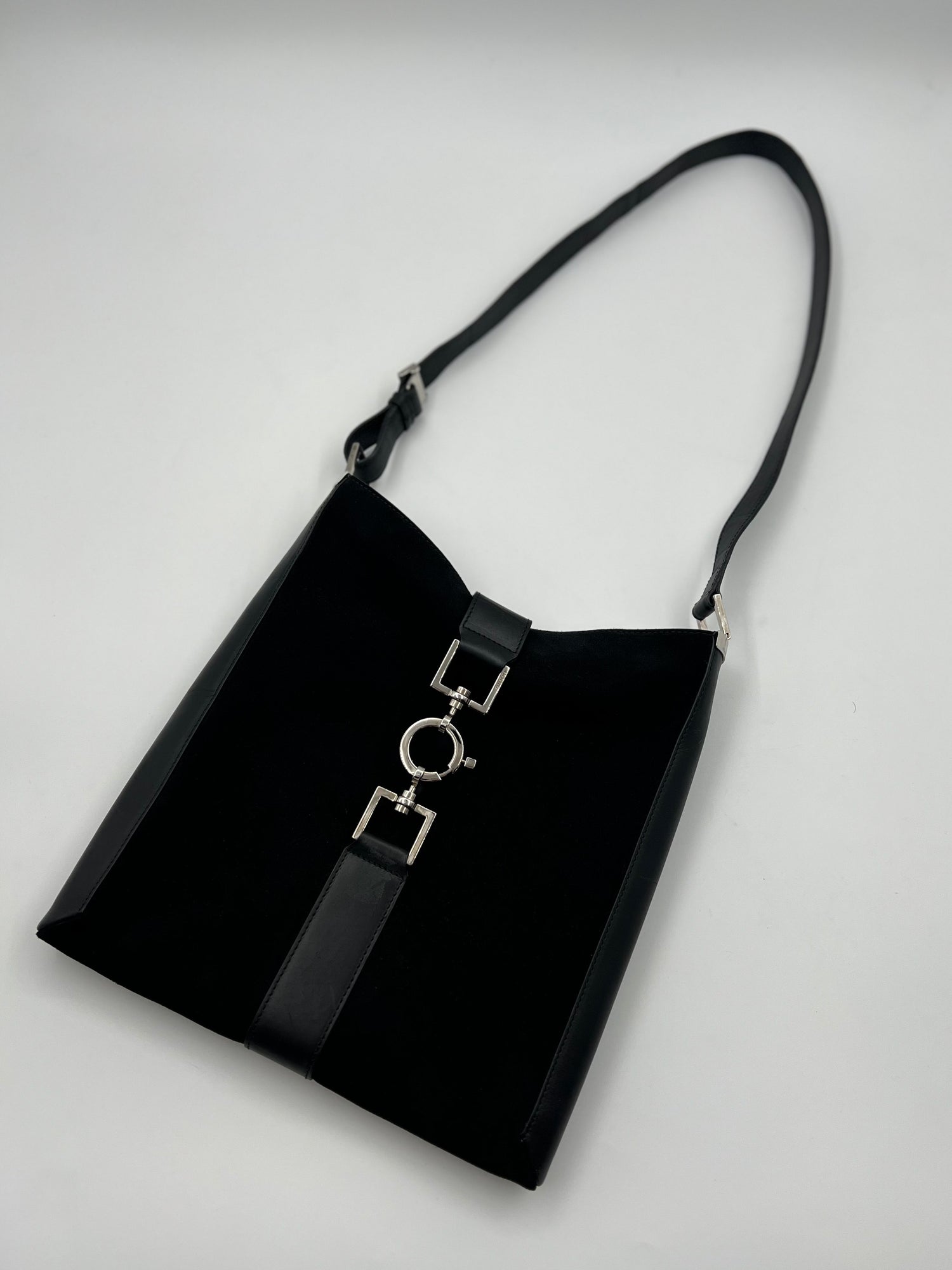 Gucci Suede Handbag