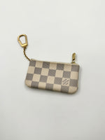 LOUIS VUITTON Damier Azur 2007 Key Cles