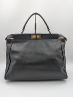 FENDI Peekabook Black Handbag