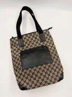 GUCCI Monogram Canvas Handbag ( Good )