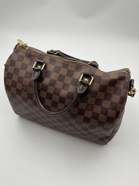 damier ebene speedy 30 bandouliere