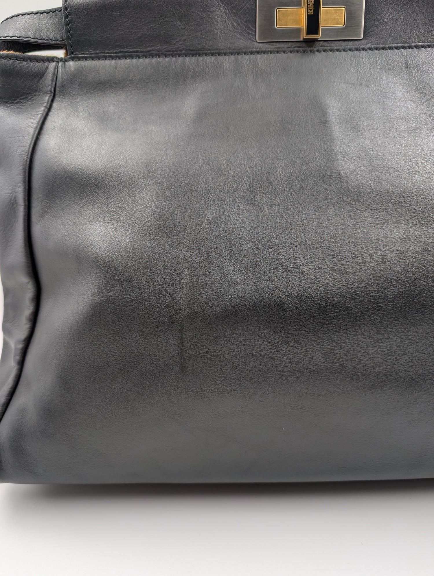 FENDI Peekabook Black Handbag