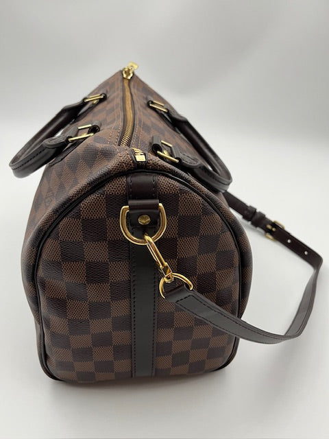 damier ebene speedy 30 bandouliere