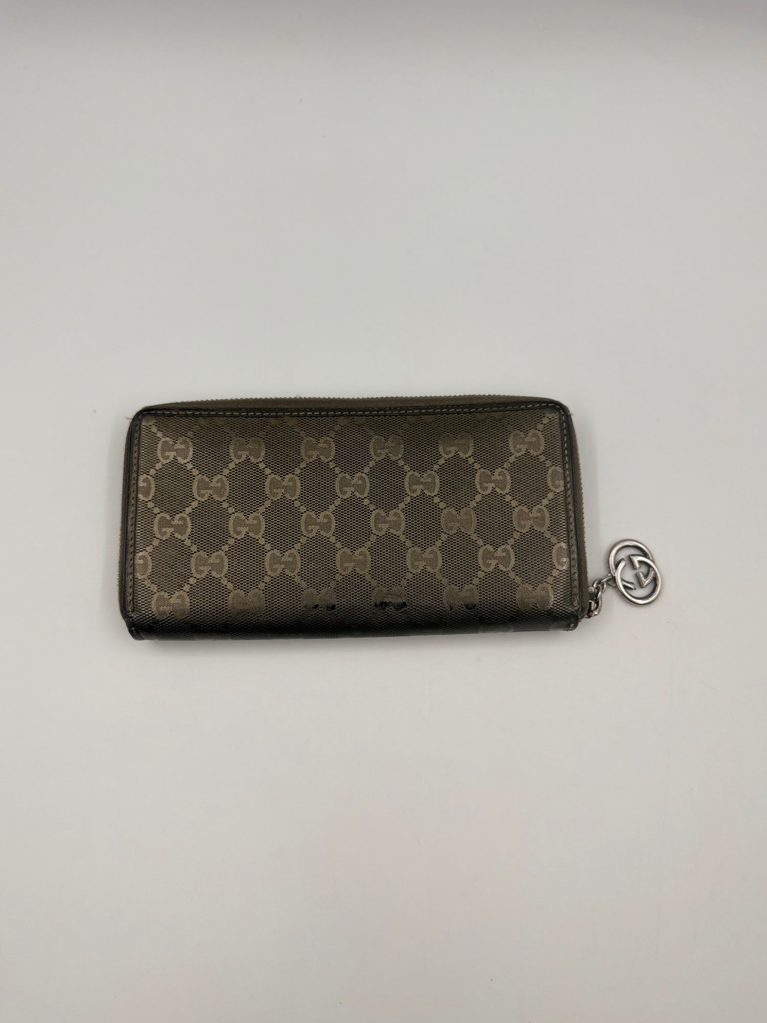 GUCCI Metallic Imprime Continental Wallet