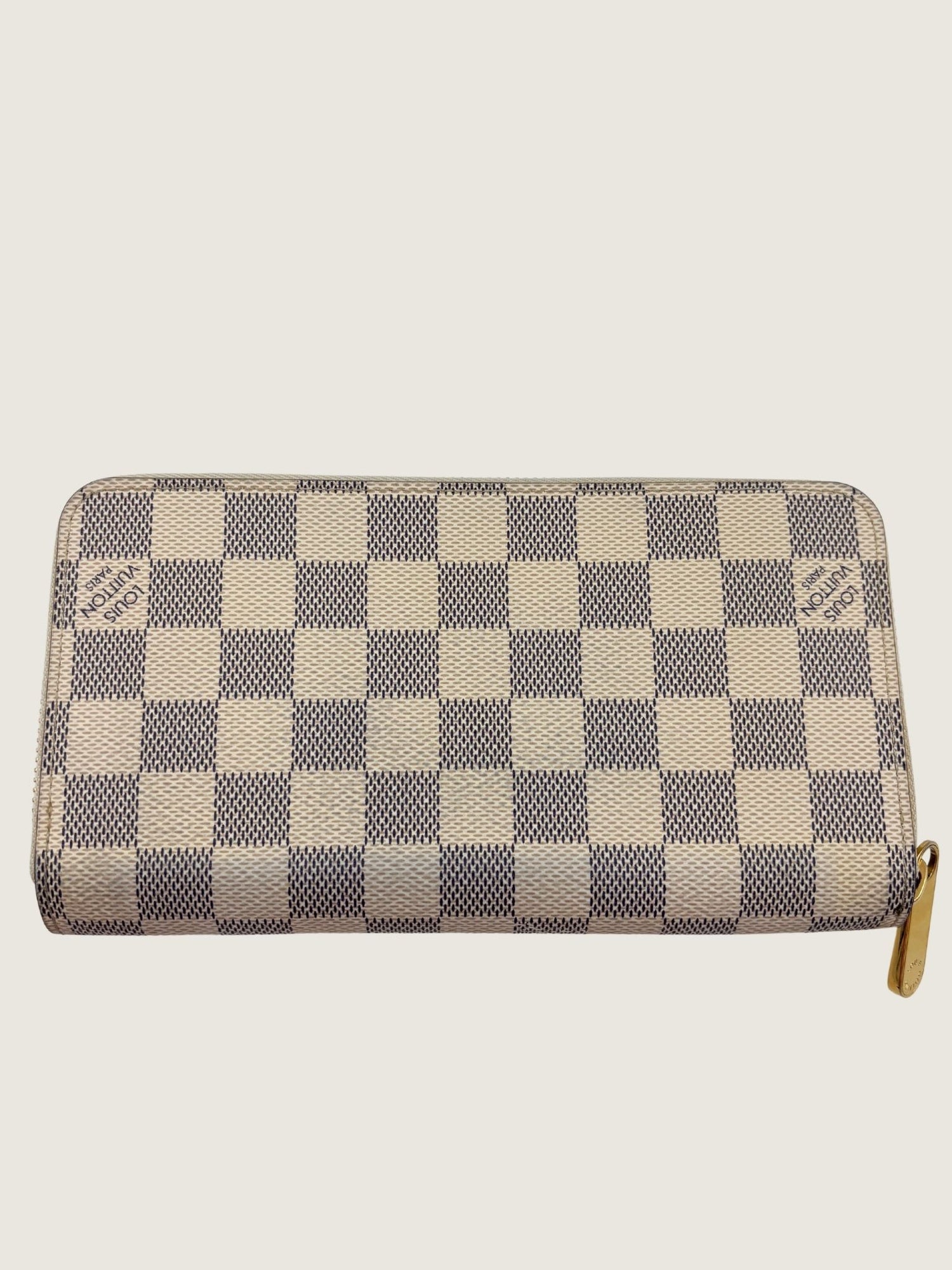 LOUIS VUITTON Zippy Wallet, Damier Azur