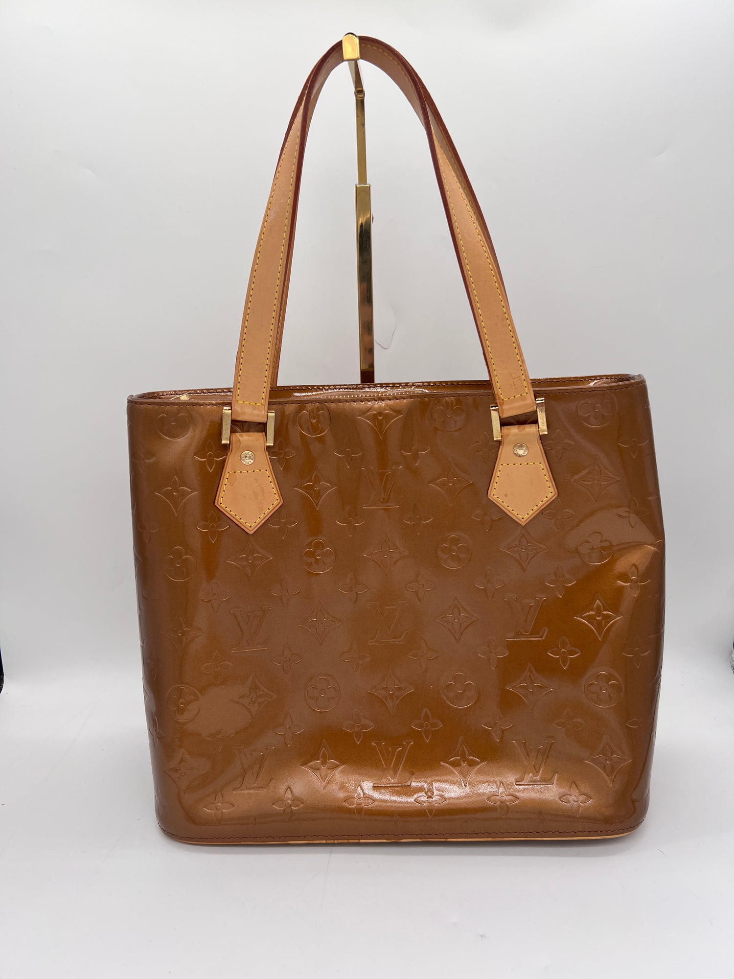 LOUIS VUITTON bronze vernis houston tote