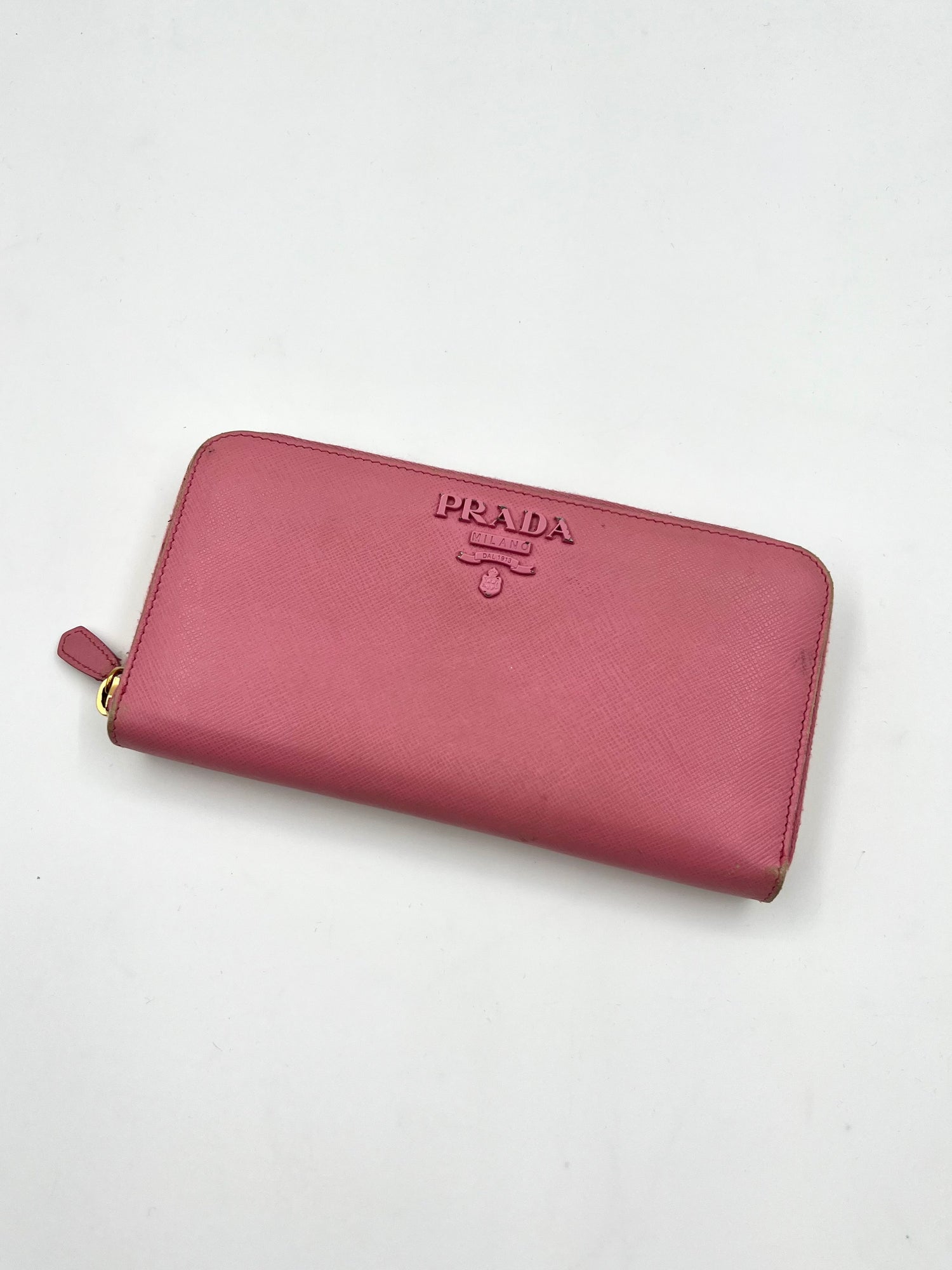 Prada Saffiano Zippy Wallet