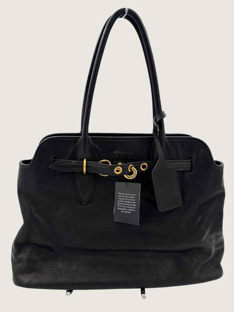 MIU MIU Aventure Nappa Tote