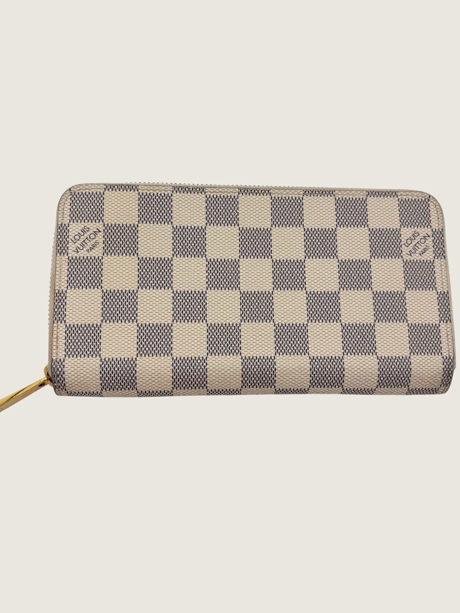 LOUIS VUITTON Zippy Wallet, Damier Azur