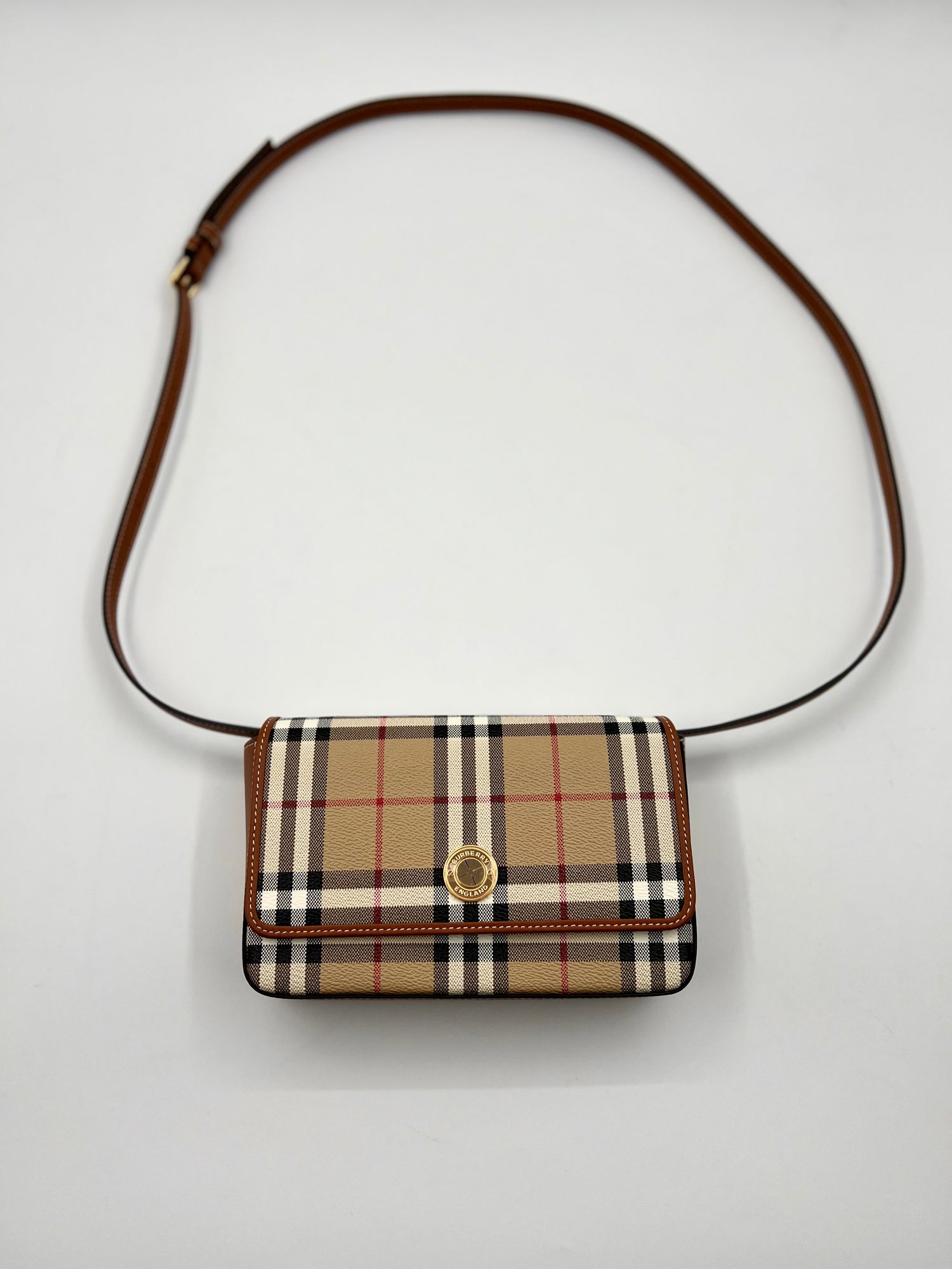 Burberry Hampshire Check Handbag