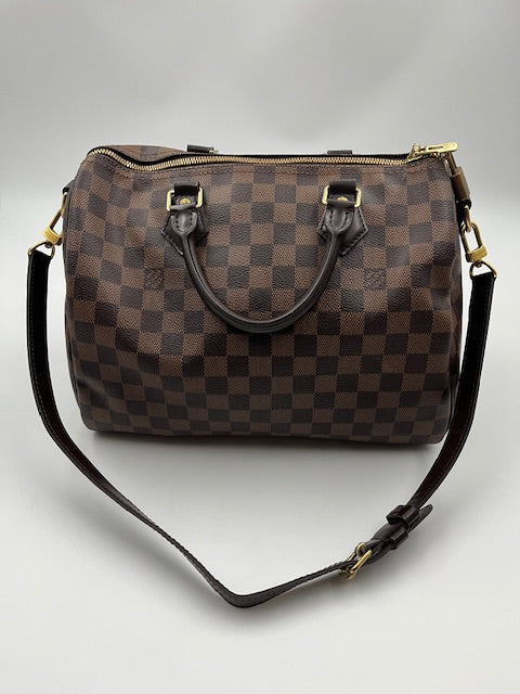 damier ebene speedy 30 bandouliere