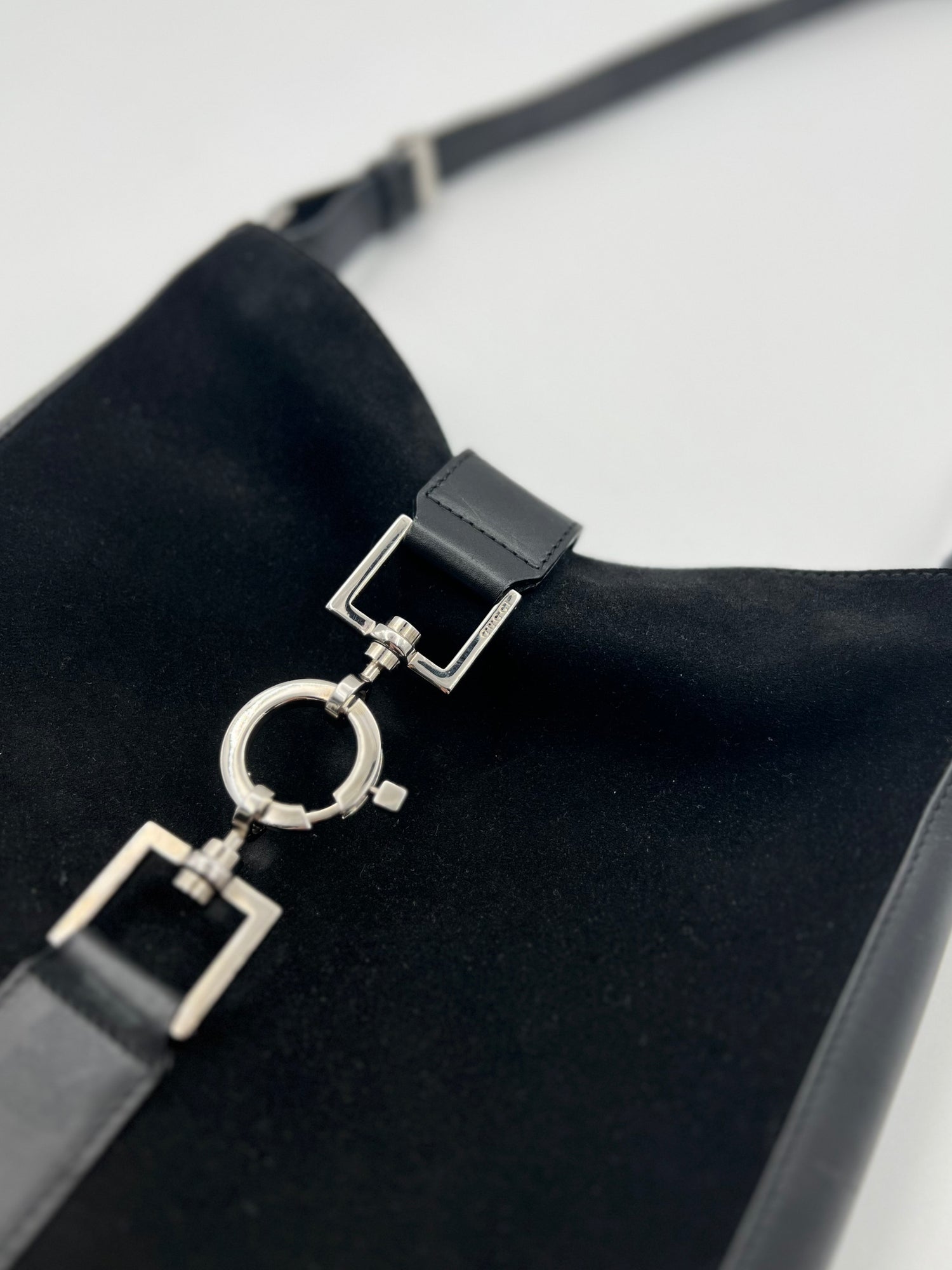 Gucci Suede Handbag