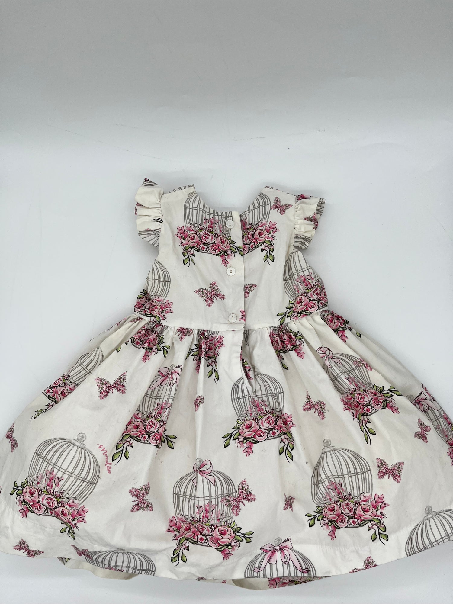 Size 12M monnalisa Good: Item has clear signs of wear Girls Dress