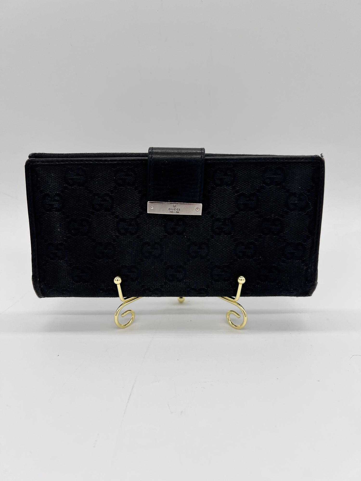 GUCCI golden brown leather tote