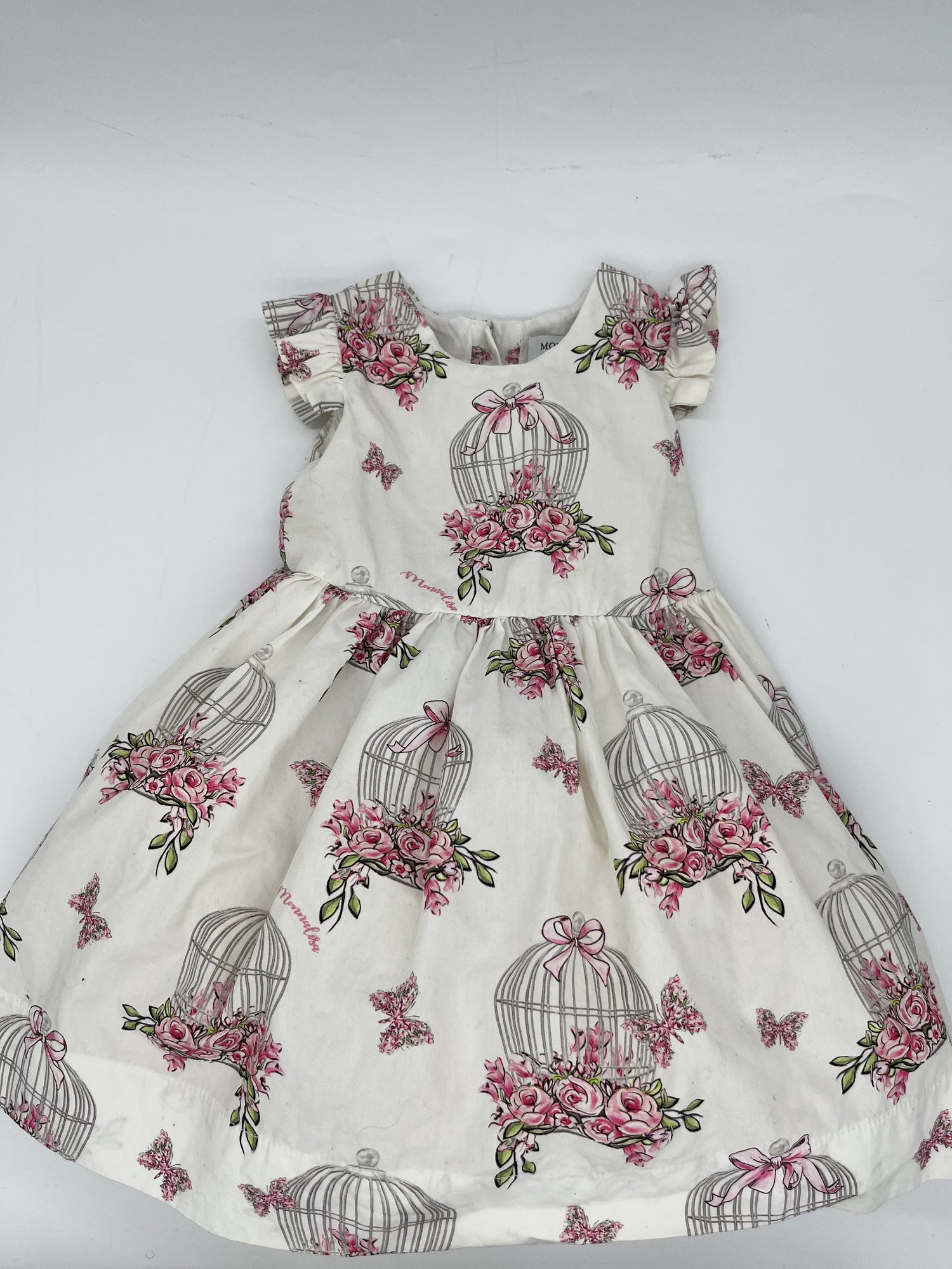 Size 12M monnalisa Good: Item has clear signs of wear Girls Dress