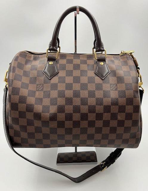 damier ebene speedy 30 bandouliere