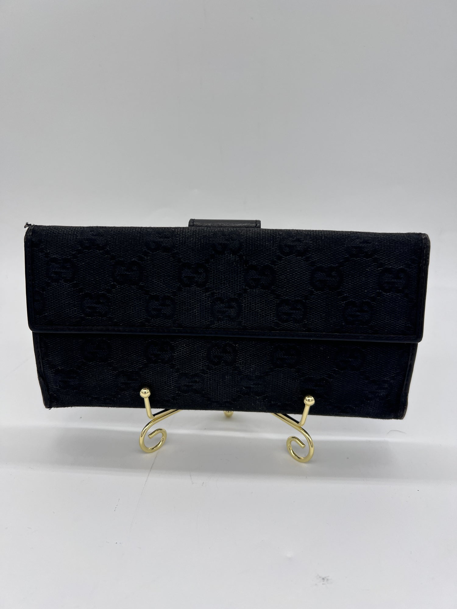 GUCCI golden brown leather tote